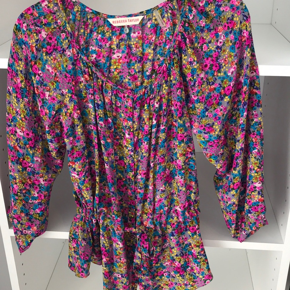 Rebecca Taylor floral blouse